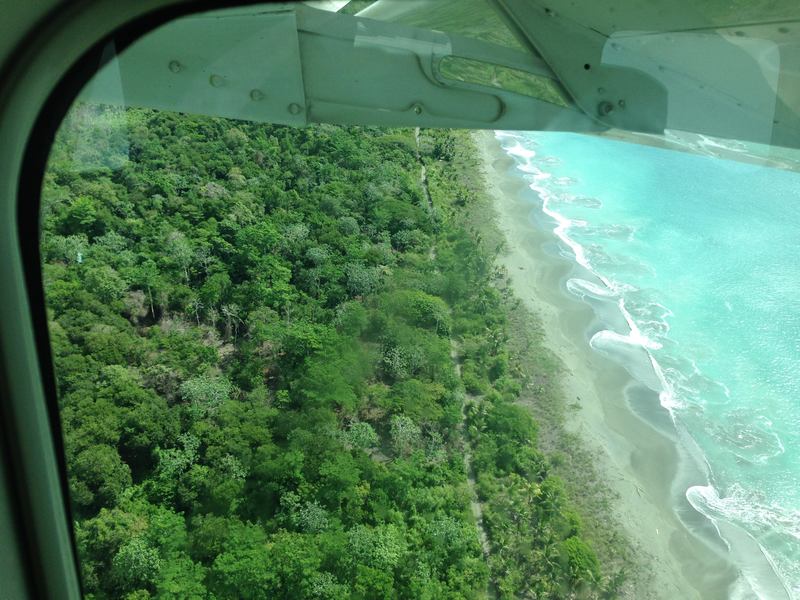 Flying into Puerto Jimenez